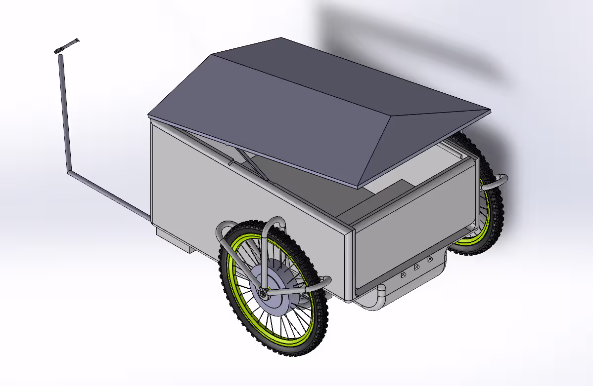 Top of the bike cargo unit